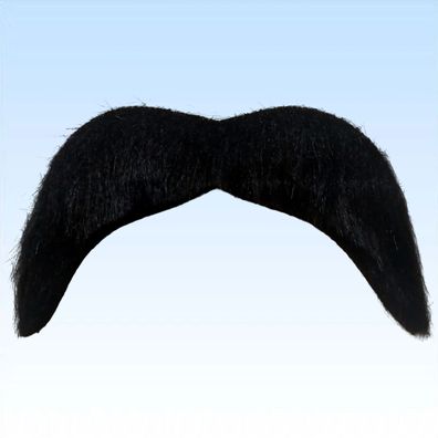 Selbstklebender schwarzer Bart Oberlippenbart OLiBa
