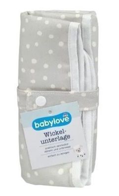 Praktische Baby-Wickelauflage und Tasche in Grau - 1 Stueck