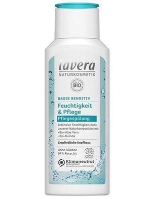 Lavera Basis Sensitive Feuchtigkeitsspendende Haarspuelung, 200ml