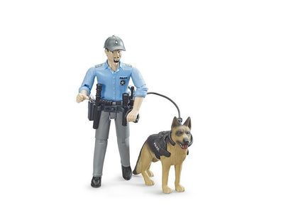 Bruder 62150 bworld Polizist mit Hund