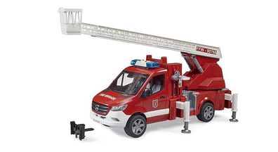 Bruder 02673 MB Sprinter Feuerwehr m. Drehleiter, Pumpe und L+S Modul