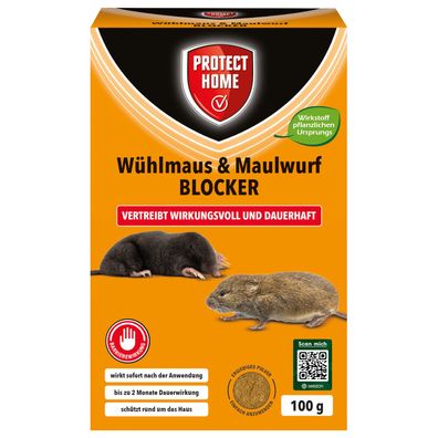 Protect Home Wühlmaus & Maulwurf Blocker - 100 g