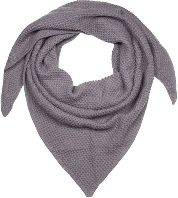 Stricktuch Grau Damen - Viskose/Wolle - 190 x 72cm