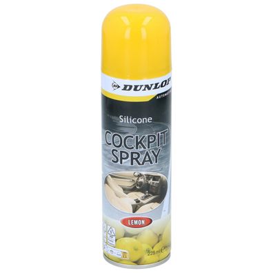 Dunlop - Cockpit-Reinigungsspray 225 ml Zitronenduft für die umfassende Pflege