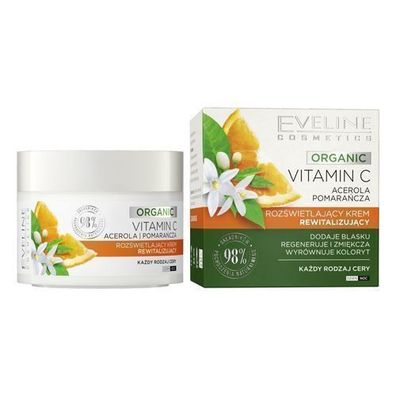 Eveline Cosmetics Bio Vitamin C Anti-Aging & Aufhellende Tagescreme, 50 ml