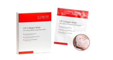 Cora Fee - Lift Collagen Mask - Vliesmaske mit Collagen und Hyaluron - 5 Stück