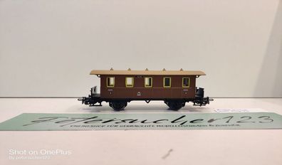 Märklin H0 AC 4035 1x Personenwagen 1418 / 3. Kl / aus Set / K.P.E.V