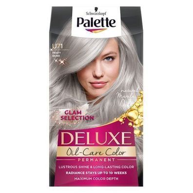 Haarfarbe Farbcreme mit Mikrooelen - Silberton U71, 150ml