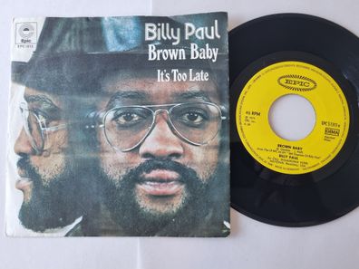 Billy Paul - Brown Baby 7'' Vinyl Holland