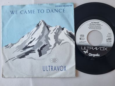 Ultravox - We came to dance/ Reap the wild wind (Live) 7'' Vinyl Germany