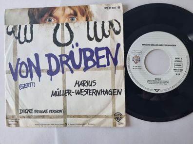Marius Müller-Westernhagen - Von Drüben (Gerti)/Dicke (Reggae Version) 7'' Vinyl