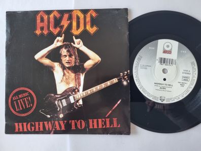 AC/DC - Highway To Hell/ Hells Bells (Live) 7'' Vinyl Germany