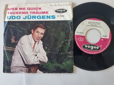 Udo Jürgens - Kiss me quick 7'' Vinyl Germany/ CV Elvis Presley