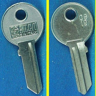 Silca CS19 - Schlüsselrohling für verschiedene Cisa Zylinder
