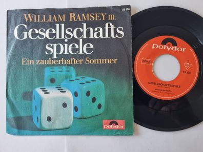 William Bill Ramsey III. - Gesellschaftspiele 7'' Vinyl Germany/ CVJoe South