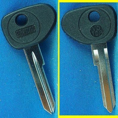 Silca VO10P mit Kunststoffkopf - KFZ Schlüsselrohling für VW / Huf, AKS, Casi, UBE
