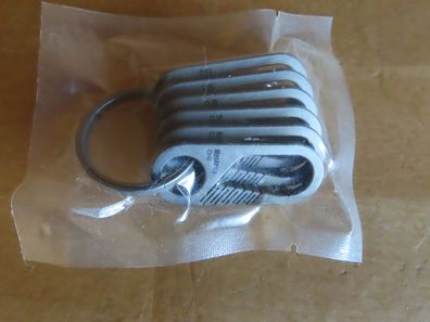 Schlüsselanhänger mit 6 Karabinerhaken an einem Ring MecArmy CH6 Original Verpackt