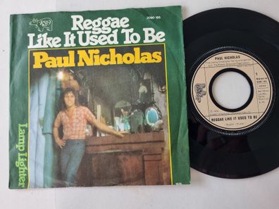 Paul Nicholas - Reggae Like It Used To Be 7'' Vinyl Germany