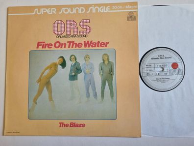 O.R.S. Orlando Riva Sound - Fire On The Water 12'' Vinyl Maxi Germany