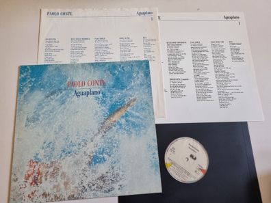 Paolo Conte - Aguaplano Vinyl LP Europe/ READ FOR Condition!