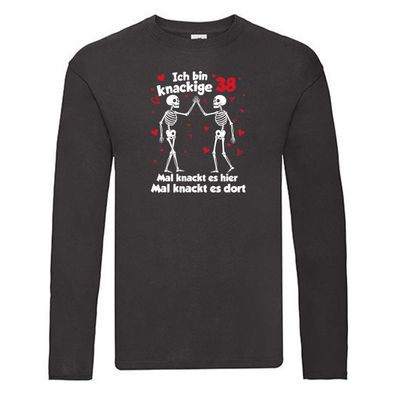 38. Geburtstag | Knackige 38 | Ich bin alt Long Sleeve Schwarz