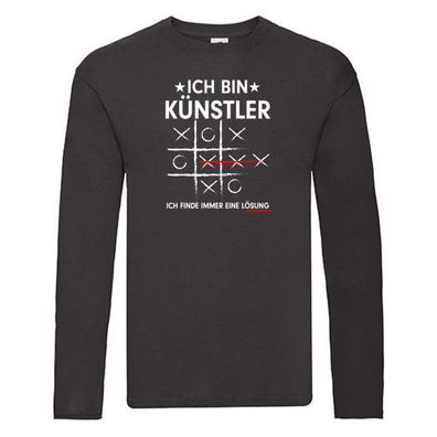Lösung finden: Künstler | Kunst Long Sleeve Schwarz