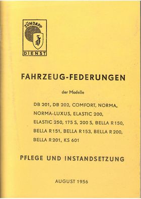 Zündapp Fahrzeug Federungen: Pflege und Instandhaltung für Telegabeln,