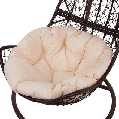 Auflage für Hängesessel Rund Ecru D031-05CW 100 x 100 x 10/12 cm PATIO