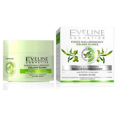 Eveline Feuchtigkeitsspendende Anti-Falten-Creme fuer trockene und muede Haut, 50