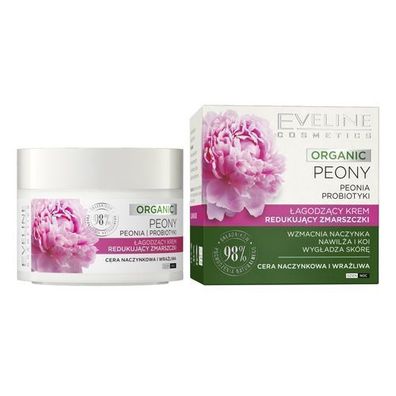 Eveline Bio-Pfingstrose Anti-Aging Feuchtigkeitscreme, 50 ml