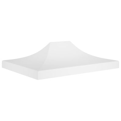 vidaXL Partyzelt-Dach 4,5x3 m Weiß 270 g/m²