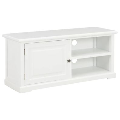 vidaXL TV-Schrank Weiß 90x30x40 cm Holz