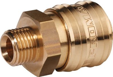 Schnellverschlusskupplung DN 7,2, G MS blk Gew.G 1/4 Zoll 13,16mm PROMAT