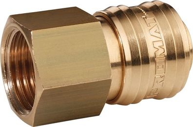 Schnellverschlusskupplung DN 7,2, G MS blk Gew.G 1/2 Zoll 19,17mm PROMAT