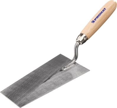 Berner Putzkelle L.160mm B.85mm gehärtet, . Buchenholzheft STA PROMAT