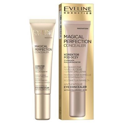 Eveline Cosmetics Concealer Augen Korrektor, Farbton 02A Leichtes Vanille, 15 ml