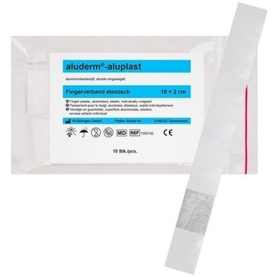 aluderm®-aluplast elastisch Fingerverband 18x2cm (10 Stk.)
