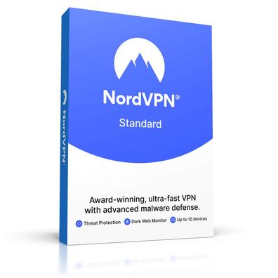 NordVPN Service 10 Geräte 1-2 Jahr