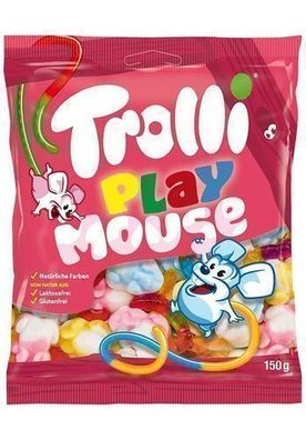 Trolli Playmouse Fruchtgummis 150 g - Leckerer Naschspaß aus Deutschland