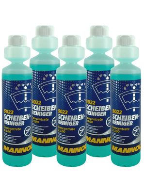 Mannol Scheiben Reiniger 1:100 5x250 ML
