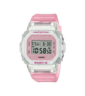 Casio Baby-G Damenuhr BGD-565GC-4ER Resin, Rosa transparent