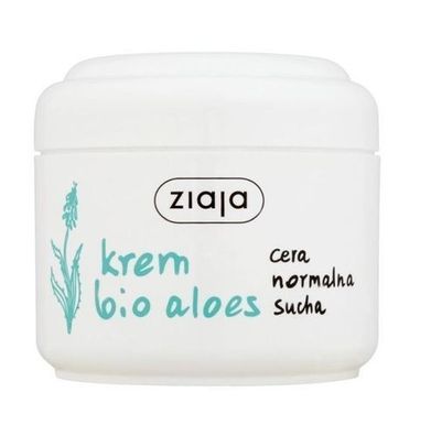 Ziaja Aloe Vera Feuchtigkeitscreme, 100 ml - Fuer Geschmeidige Haut