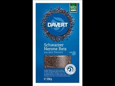 Davert 6x Schwarzer Nerone Reis 250g 250g