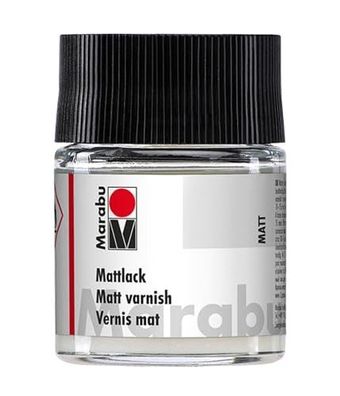 Marabu Mattlack Matt Lack Farbe Basteln 50ml
