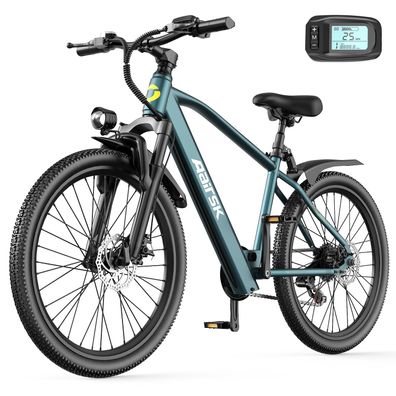 24 Zoll Elektrofahrrad für Damen und Herren E-MTB mit 36V 10Ah 250W Motor E-Bike