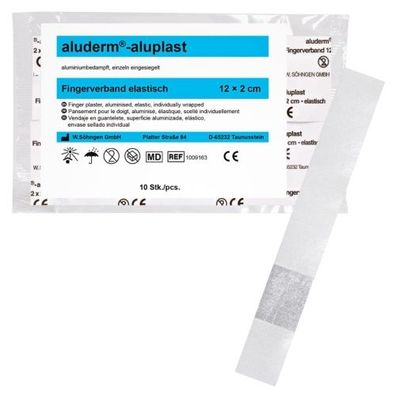 aluderm®-aluplast elastisch Fingerverband 12x2cm (10 Stk.)