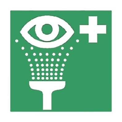Augenspüleinrichtung Hinweisschild Folie