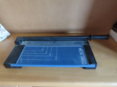 Hebelschneider Papierschneider blau Dahle 502 Auflage ca. 32x 15cm
