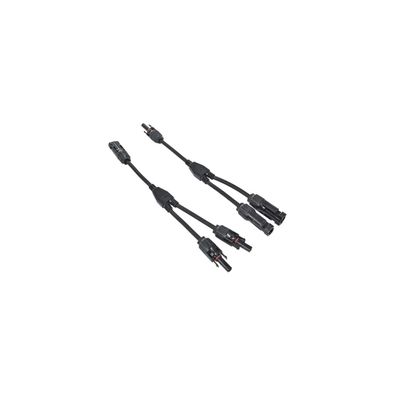 MC4 Y-Adapterset – Adapter zum Parallelschalten von 2 Solarmodulen, Plus & Mi