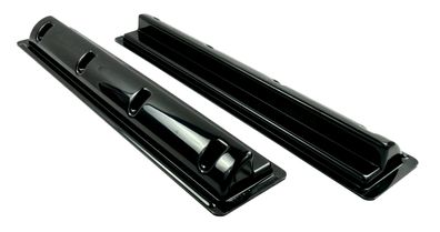 SOLARA Montagespoiler Schwarz, Verbindungsprofil, Set mit 2 Stück – ABS Halte